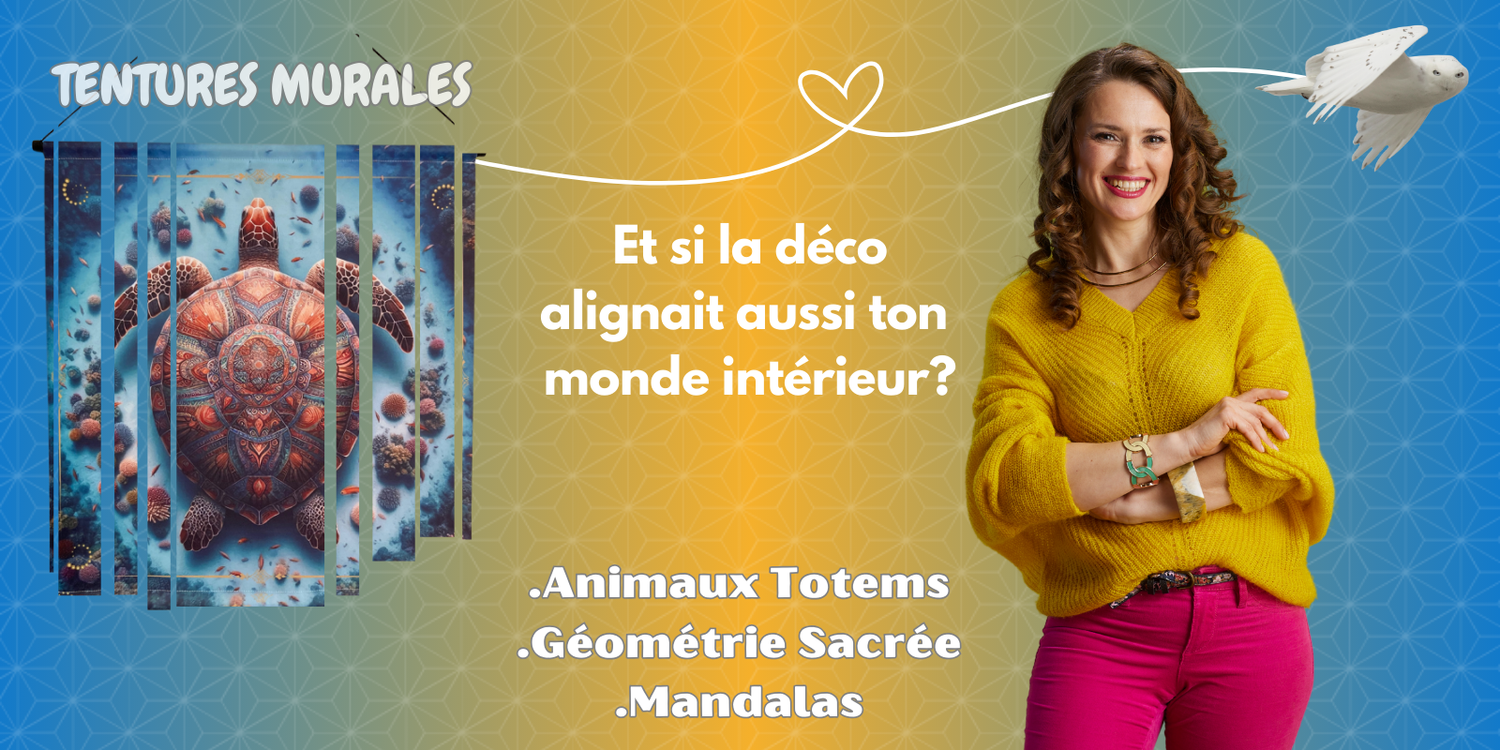Tentures Totems Mandalas géométrie sacrée
